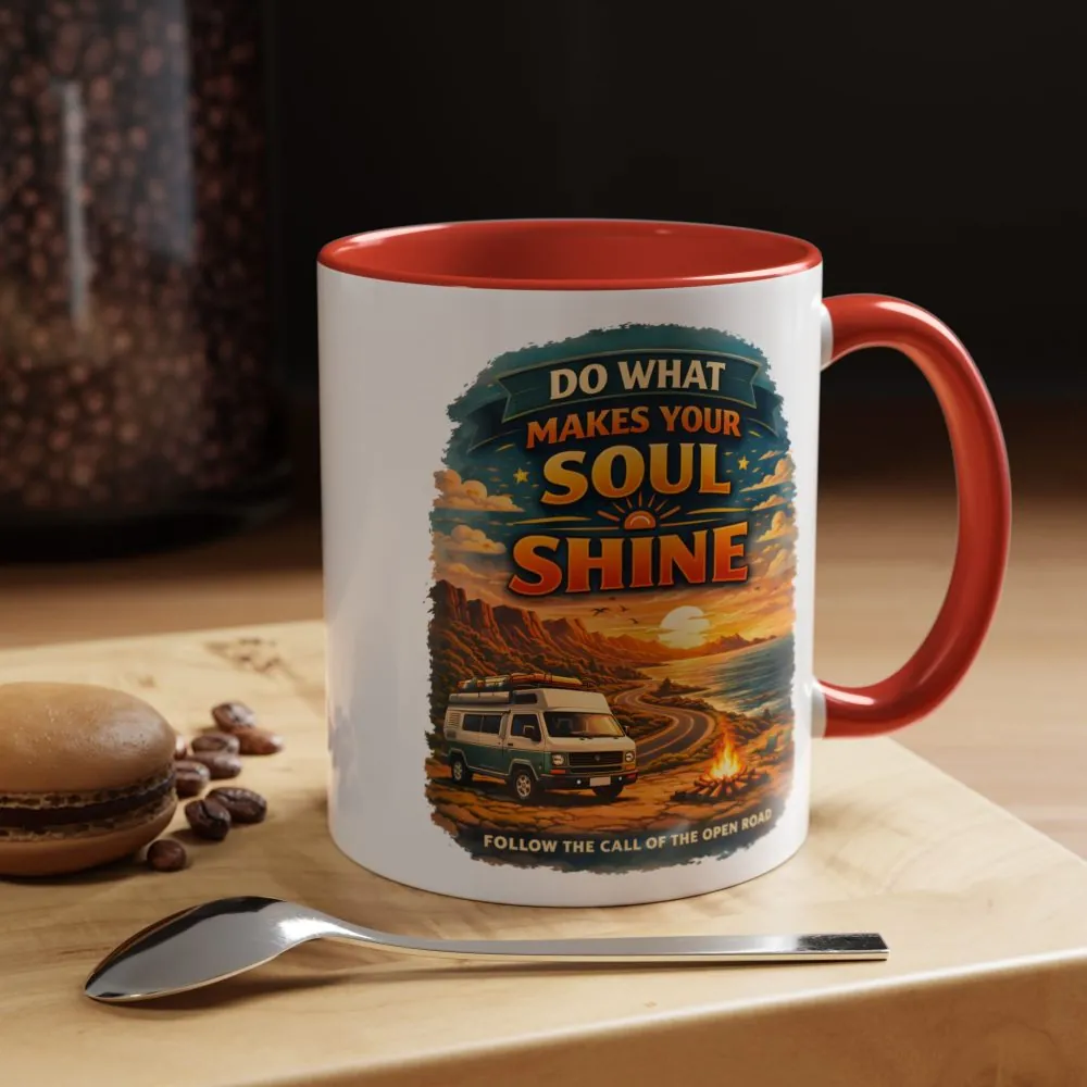 5538154825661597355_2048.jpeg Accent Coffee Mug (11, 15oz) — "Do What Makes Your Soul Shine" Design Scenic-Line