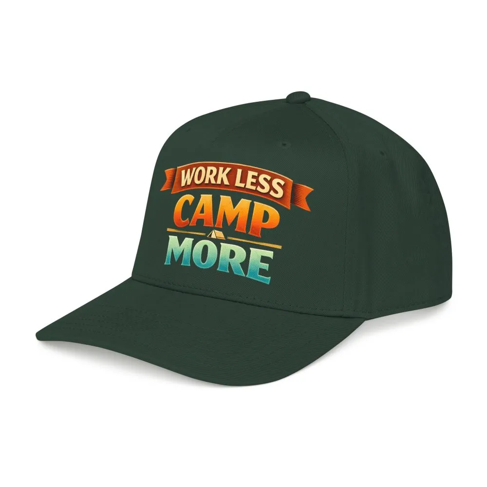 5589608708571530531_2048.jpeg Baseball Cap - "Work Less-Camp More" Design Scenic-Line