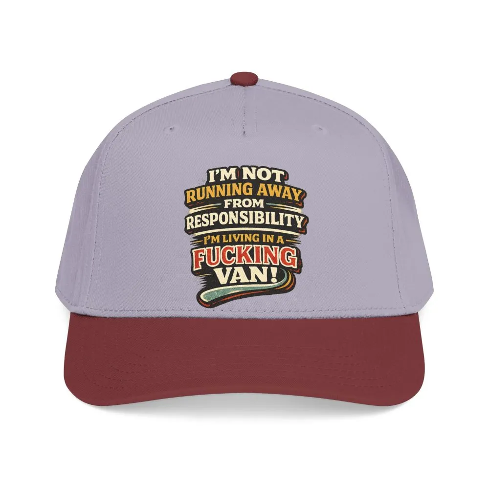 559077218323194322_2048.jpeg Baseball Cap - "I`m Not running Away" Design F**K-Line