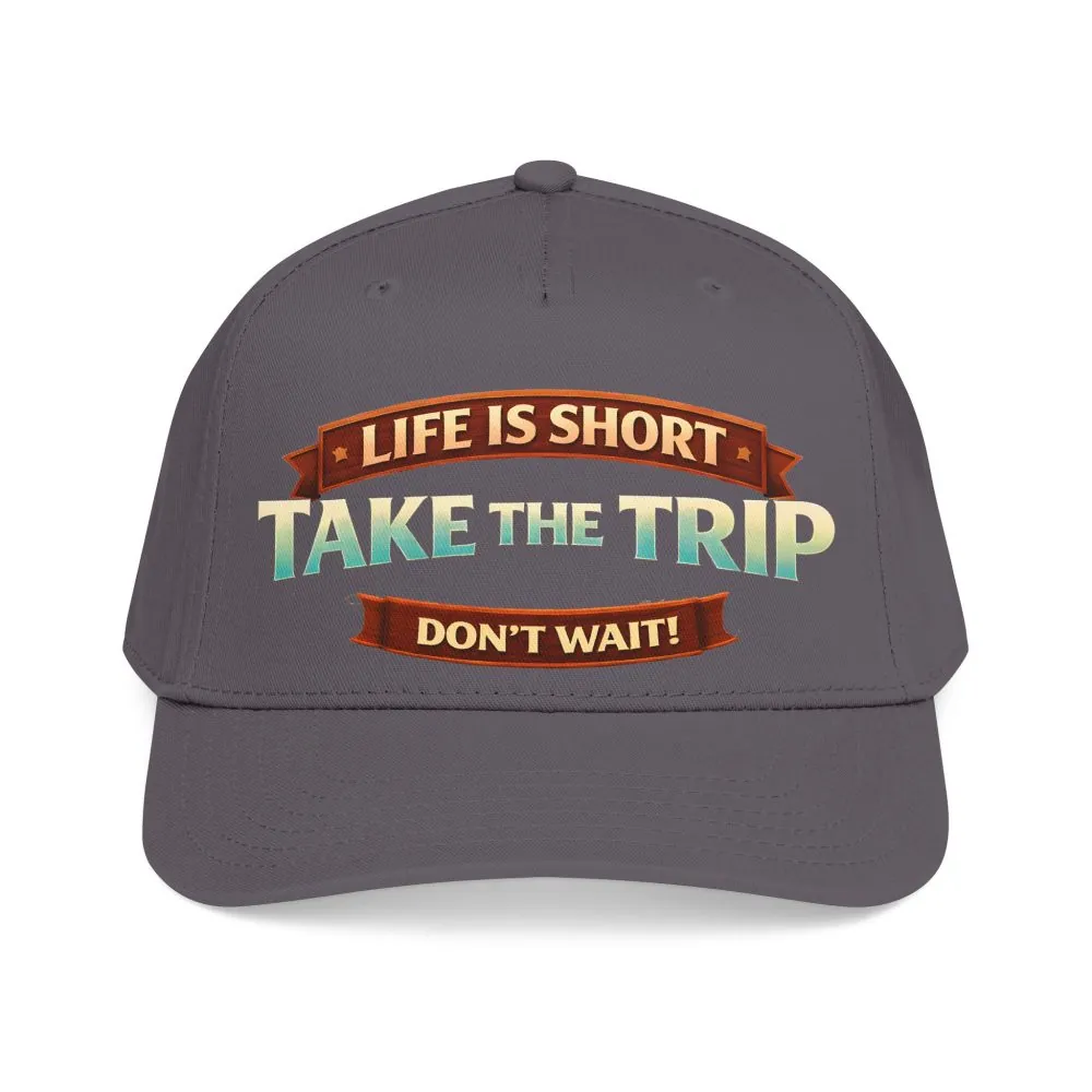 5622285710578679896_2048.jpeg Baseball Cap - "Live Is Short Take The Trip" Design Scenic-Line