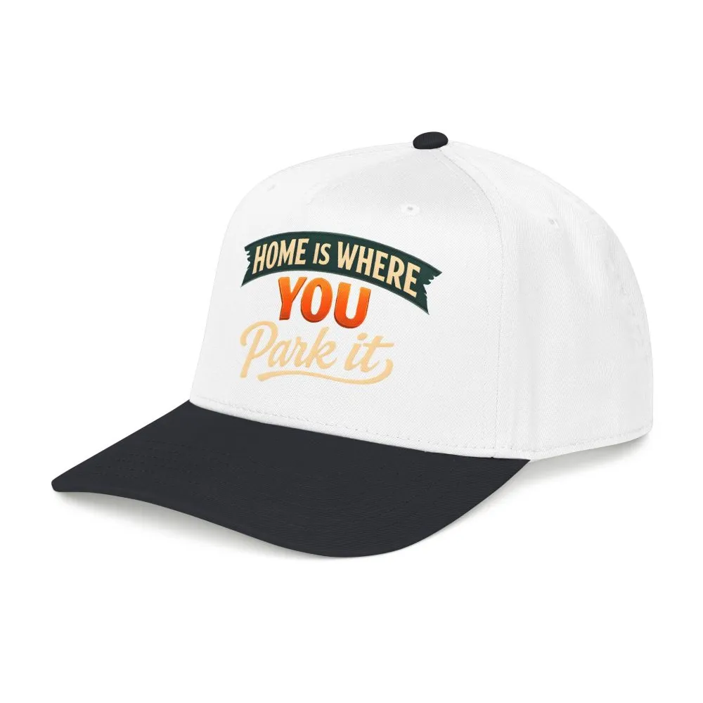 5624017371276116303_2048.jpeg Baseball Cap - "Home Is where You Park It" Design Scenic-Line