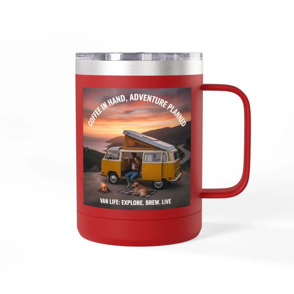 5634693732792532882_2048.jpeg Coffee Mug Tumbler, 15oz — "Coffee in Hand, Adventure Planned"