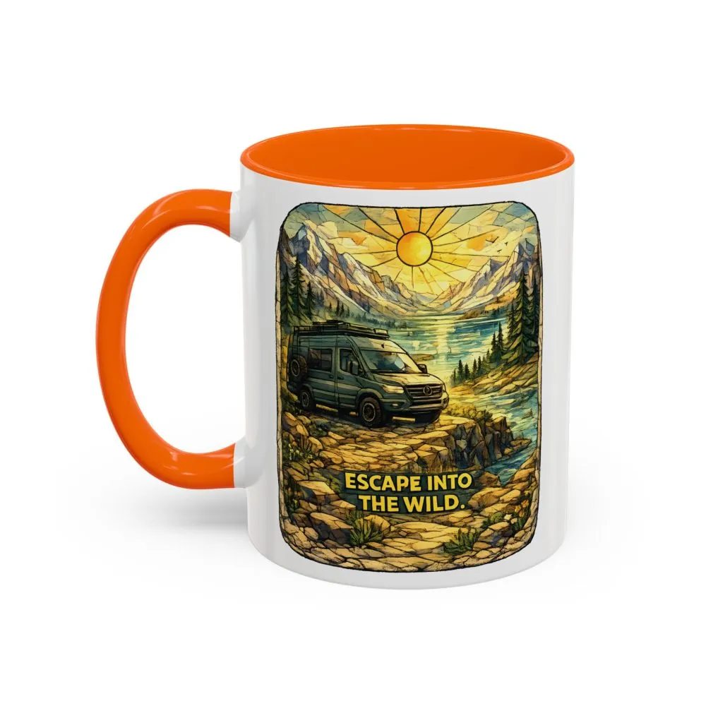 5688686203997104911_2048.jpeg Accent Coffee Mug (11, 15oz) — "Escape Into The Wild" Design Cubic-Line