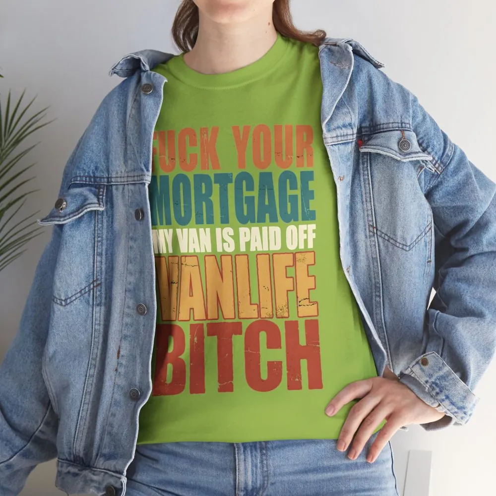 5718762660948825790_2048.jpeg Unisex Heavy Cotton Tee — "Fuck Your Mortgage" Design F**K-Line