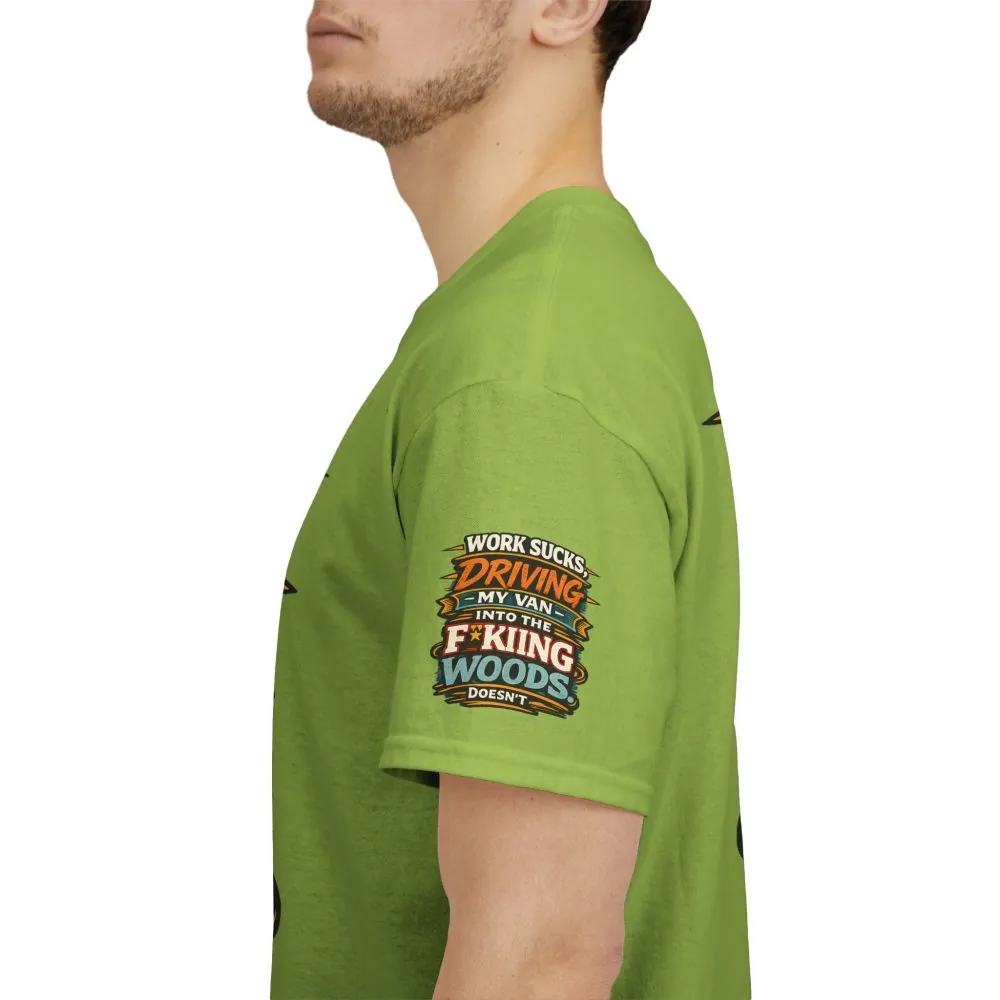 5729863043021633568_2048.jpeg Unisex Heavy Cotton Tee — "Work Sucks" Design F**K-Line