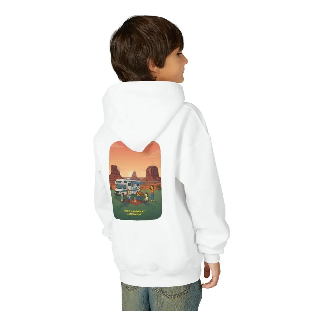5747710209669254367_2048.jpeg Youth Hoodie(Gildan) – "Life Is A Journey-Not A Destination" (Design Sitcom-Line)