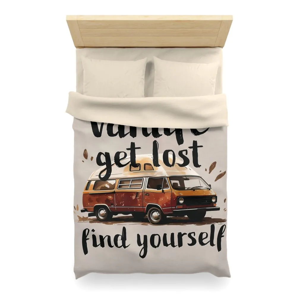 5764499961137444455_2048.jpeg Duvet Cover – “Vanlife Get Lost Find Yourself” Retro Camper Bedding
