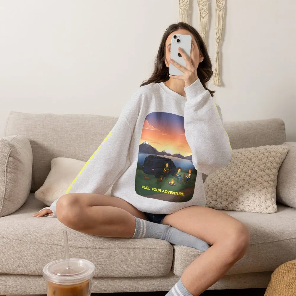 5806038867540380300_2048.jpeg Unisex Heavy Blend™ Crewneck Sweatshirt — "Fuel Your Adventure" Design Sitcom-Line