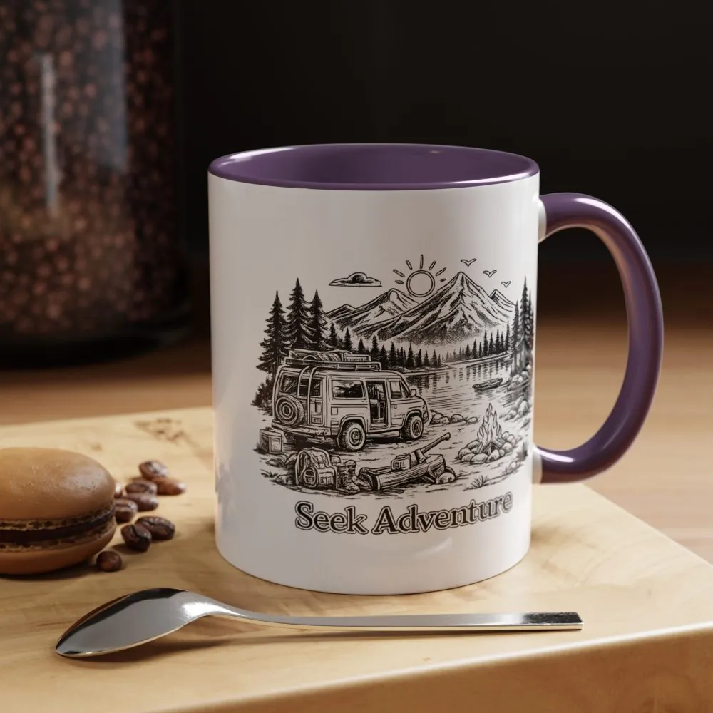 580786705620955900_2048.jpeg Accent Coffee Mug (11, 15oz) — "Seek Adventure" Design Minimal-Line