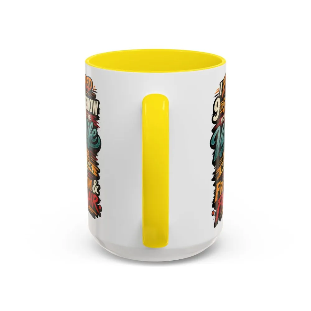5817844405474340903_2048.jpeg Accent Coffee Mug (11, 15oz) — "I Escaped The 9 To 5" Design F**K-Line