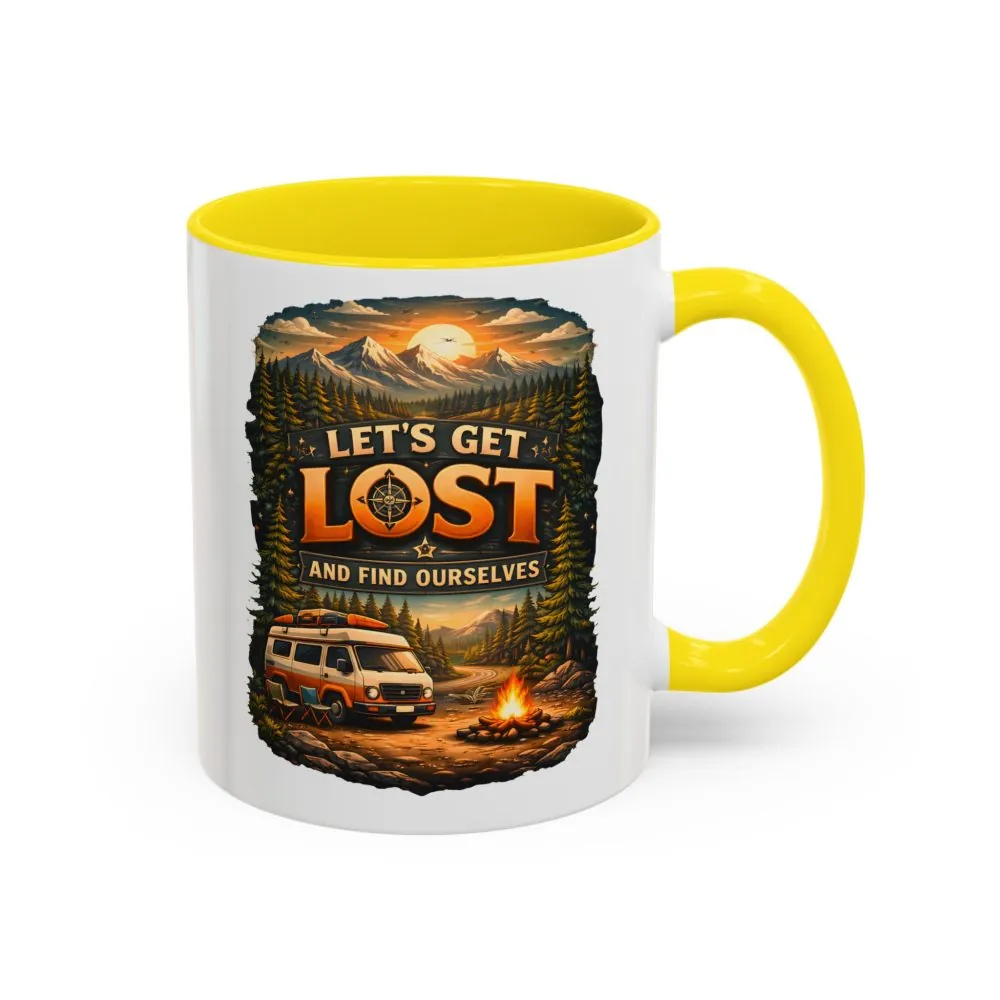 5835351114175938005_2048.jpeg Accent Coffee Mug (11, 15oz) — "Let´s Get Lost And Find Ourselfs" Design Scenic-Line
