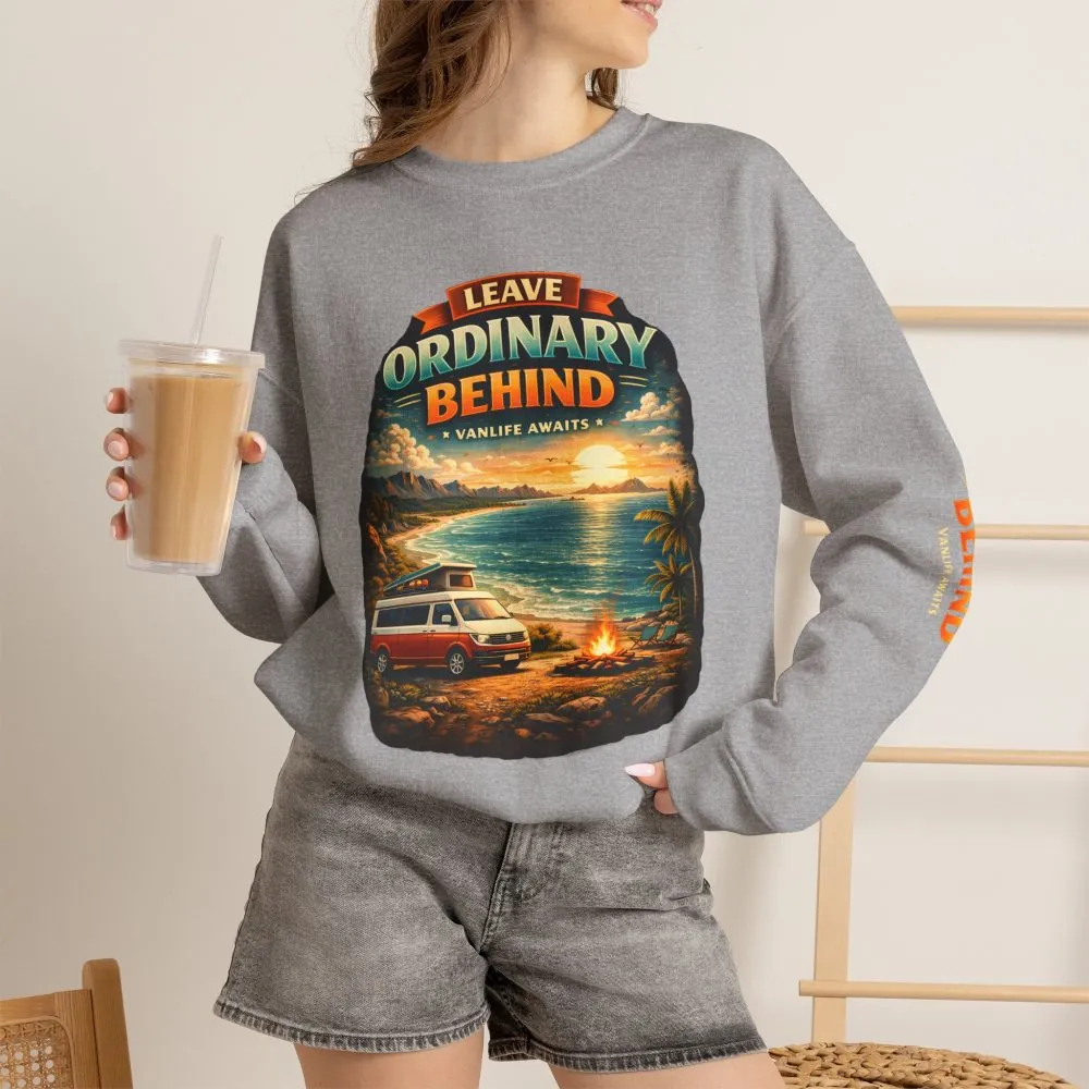 587362845904073239_2048.jpeg Unisex Heavy Blend™ Crewneck Sweatshirt — "Leave Ordinary Behind" Design Scenic-Line