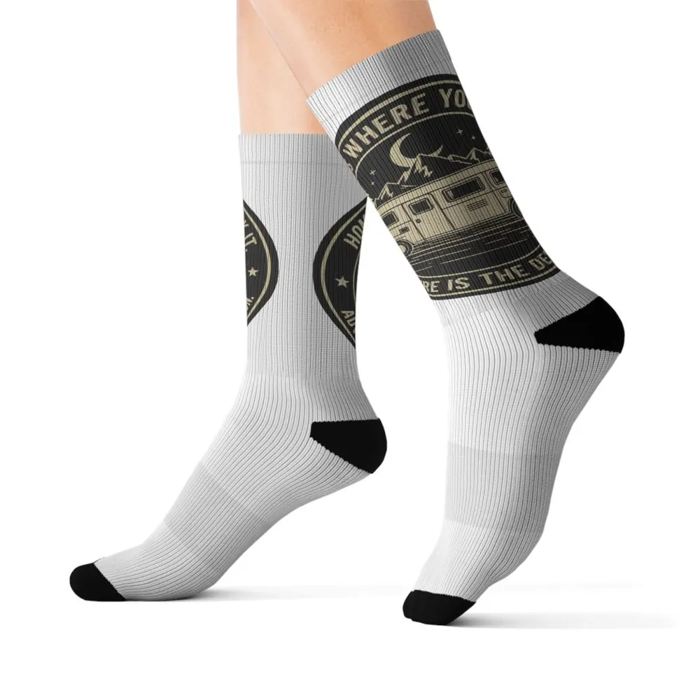 5877327554409321498_2048.jpeg Sublimation Socks — Retro Camper Roadtrip Crew Socks
