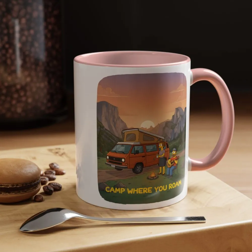 5888197894170614948_2048.jpeg Accent Coffee Mug (11, 15oz) — "Camp Where You Roam" Design Sitcom-Line