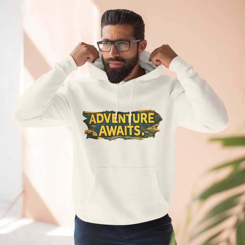 5889269037928127633_2048.jpeg Three-Panel Fleece Hoodie - "Adventure Awaits" Design Cubic-Line