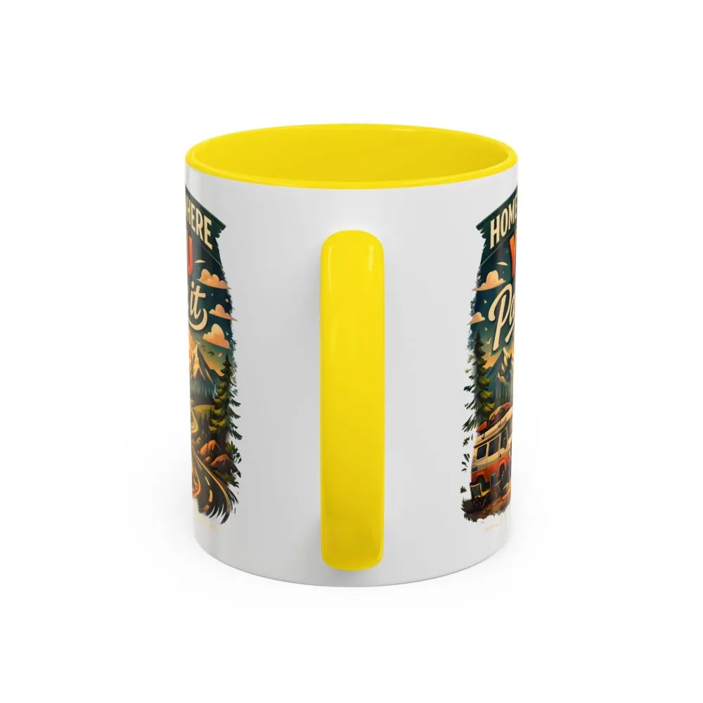 5897037909457245694_2048.jpeg Accent Coffee Mug (11, 15oz) — "Home Is Where You Park It" Design Scenic-Line