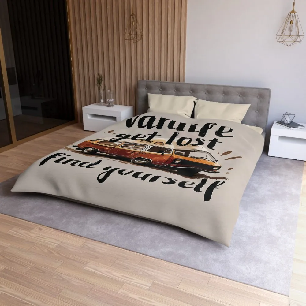 5912442798949328771_2048.jpeg Duvet Cover – “Vanlife Get Lost Find Yourself” Retro Camper Bedding