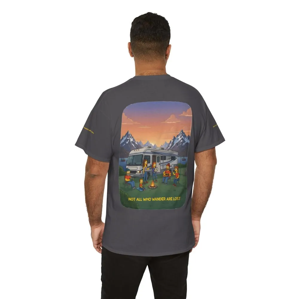 5926777364596684402_2048.jpeg Unisex Heavy Cotton Tee — "Not All Who Wander Are Lost" Design Sitcom-Line