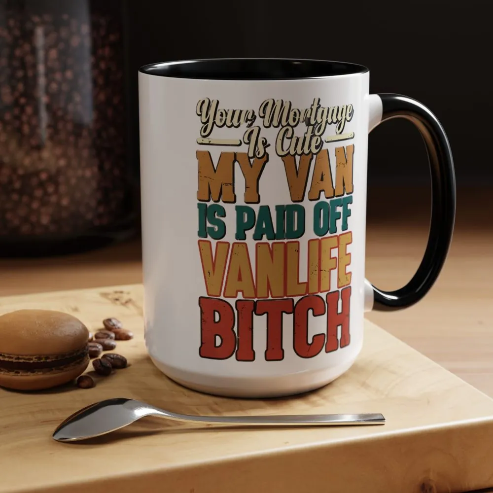 5950637636675227555_2048.jpeg Accent Coffee Mug (11, 15oz) — "Your Mortgage Is Cute" Design F**K-Line