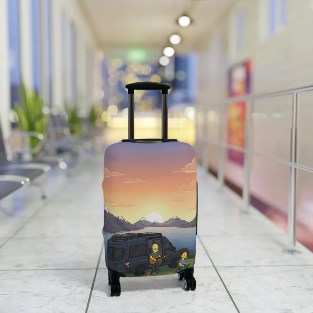 5952242529693378635_2048.jpeg Luggage Cover — Adventure Camper Sketch Travel Suitcase(Design Sitcom-Line)