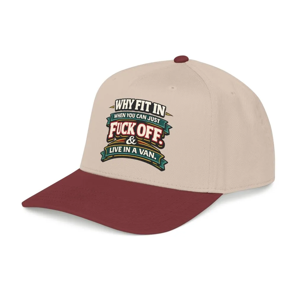 Baseball Cap - "Why Fit In" Design F**K-Line