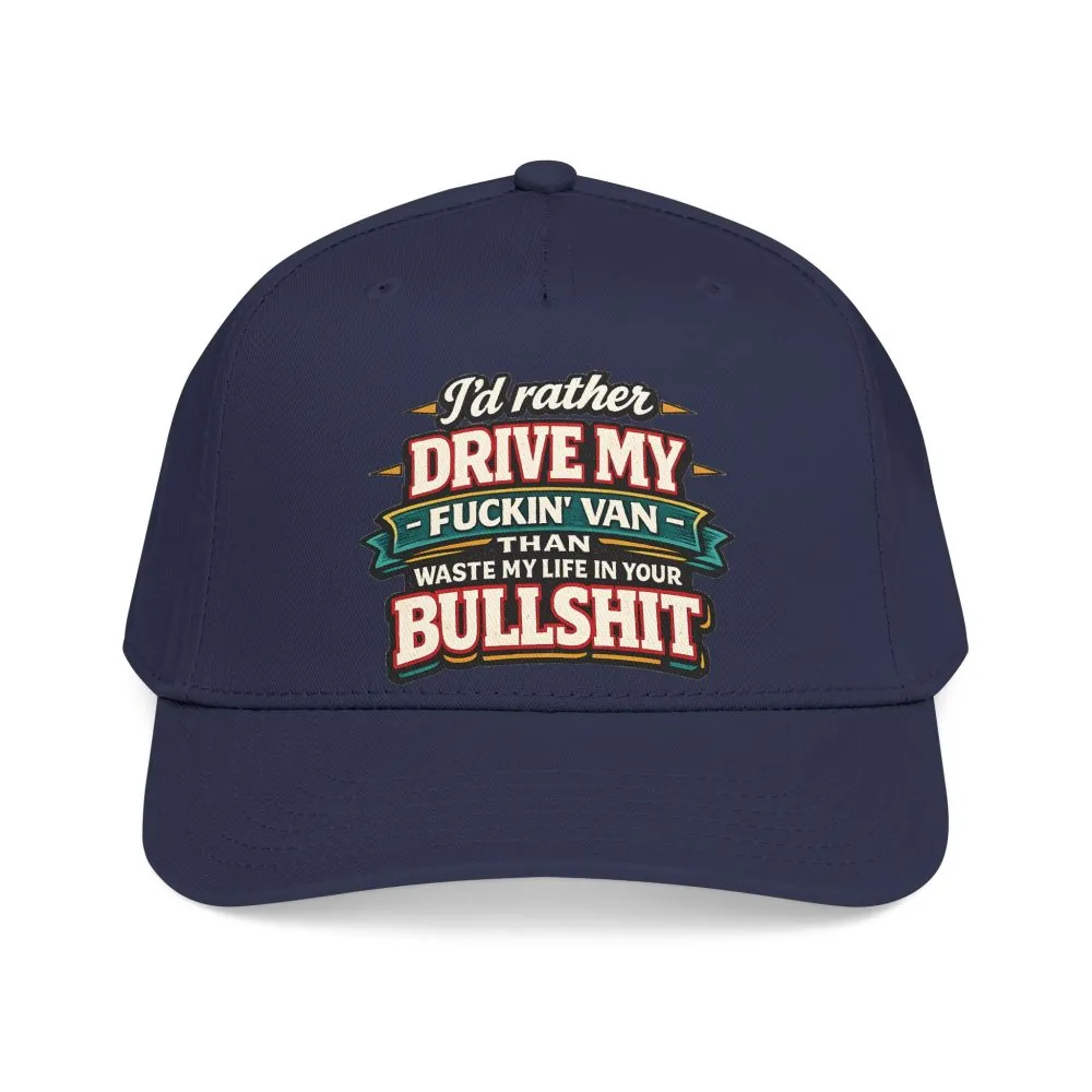 Baseball Cap - "I´d Rather Drive My Fucking Van" Design F**K-Line