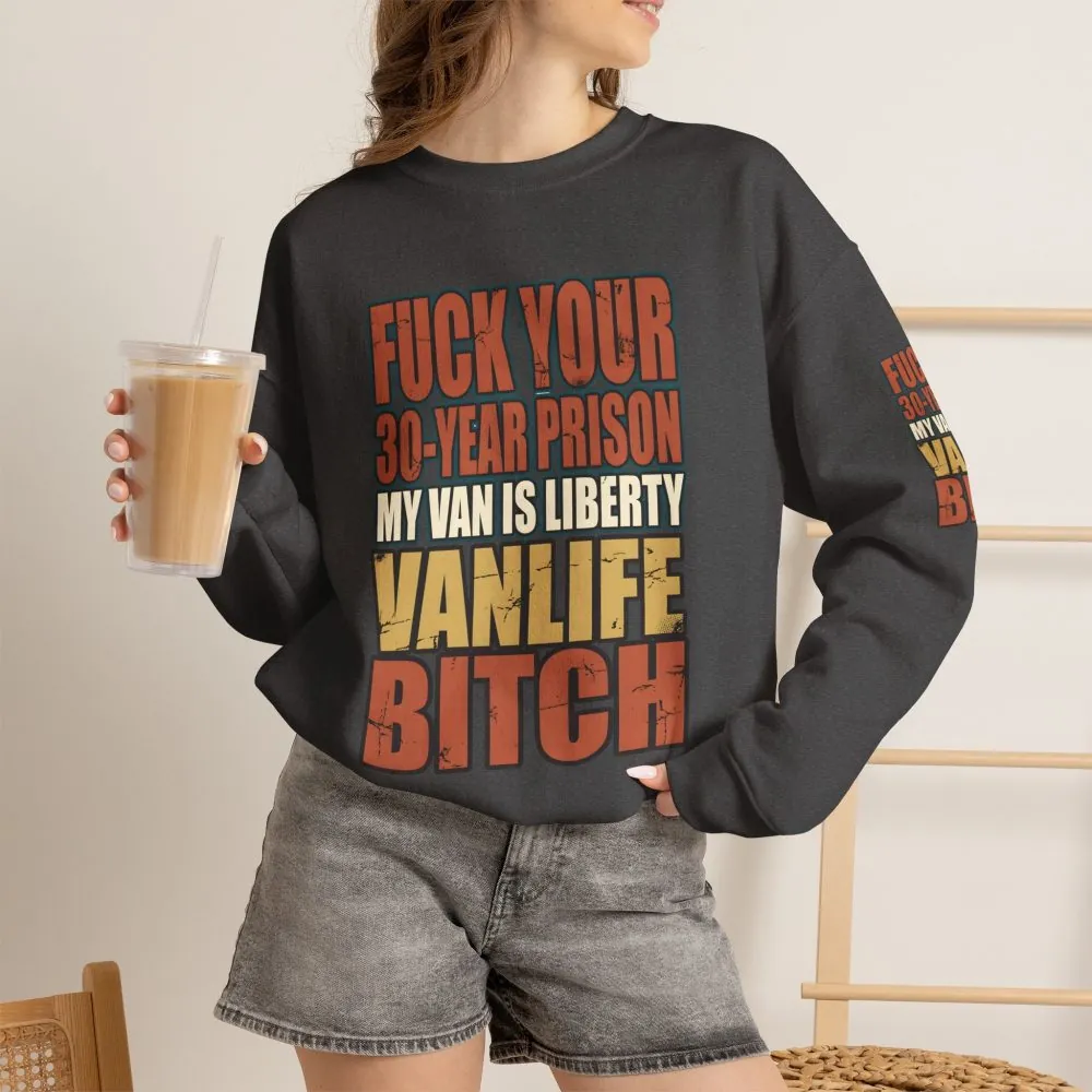 5978258192771813466_2048.jpeg Unisex Heavy Blend™ Crewneck Sweatshirt — "Fuck Your 30 Year" Design F**K-Line