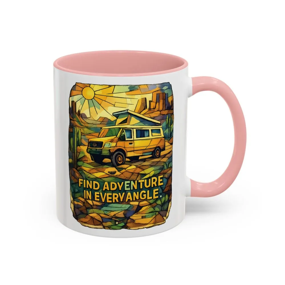6043967074026304571_2048.jpeg Accent Coffee Mug (11, 15oz) — "Find Adventure In Every Corner" Design Cubic-Line