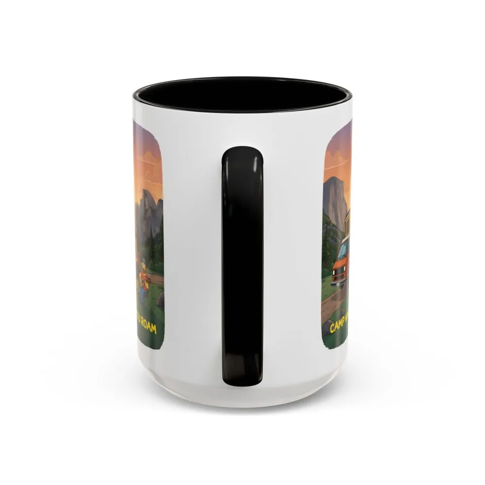 6064574895183222437_2048.jpeg Accent Coffee Mug (11, 15oz) — "Camp Where You Roam" Design Sitcom-Line