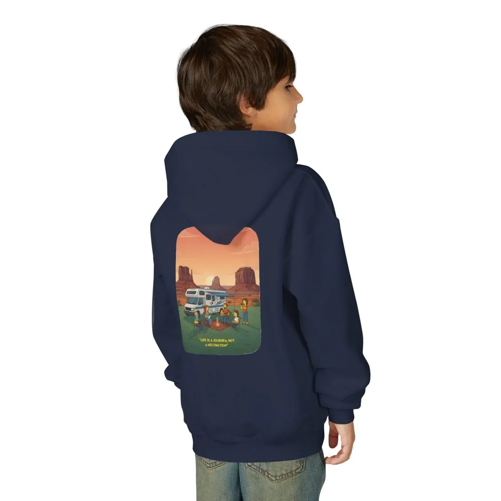 6081854191265906518_2048.jpeg Youth Hoodie(Gildan) – "Life Is A Journey-Not A Destination" (Design Sitcom-Line)