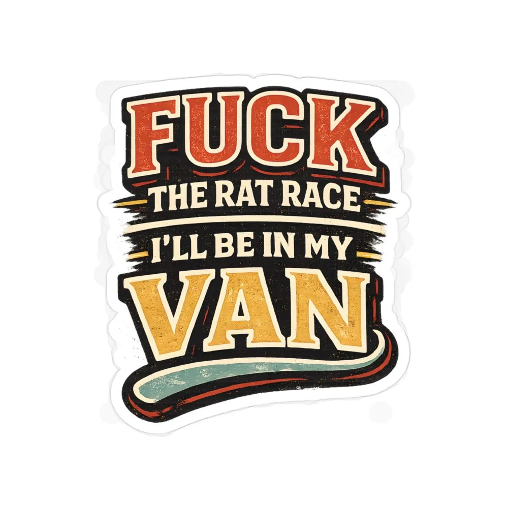6086391206077285982_2048.jpeg Transparent Outdoor Stickers – "Fuck The Rat Race" Design F**K-Line