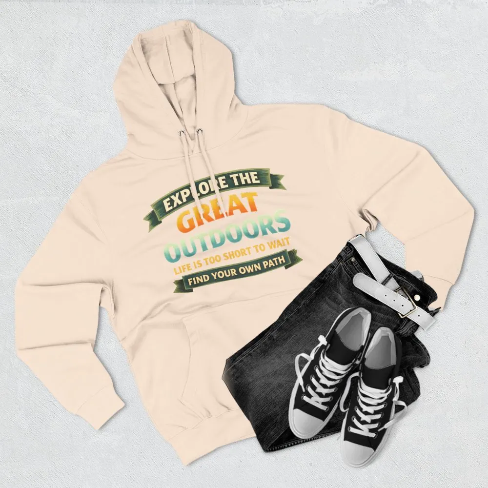6096063986207553749_2048.jpeg Three-Panel Fleece Hoodie - "Explore The Great Outdoors" Design Scenic-Line