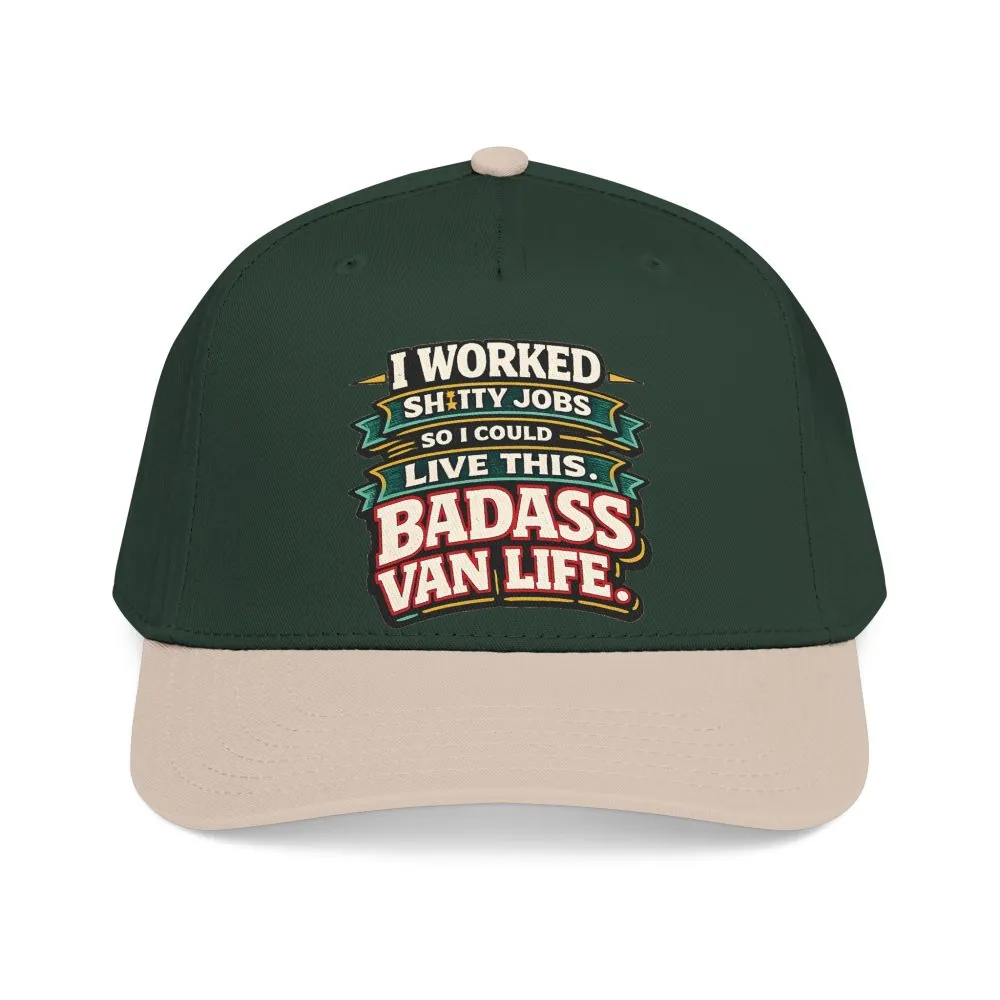 6109761174828634704_2048.jpeg Baseball Cap - "I Worked Shitty Jobs" Design F**K-Line