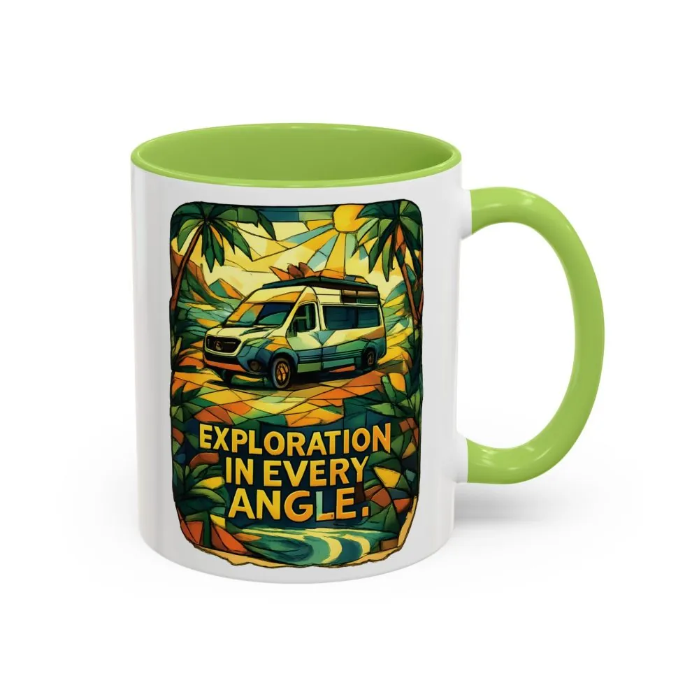 6127560965453504363_2048.jpeg Accent Coffee Mug (11, 15oz) — "Exploration In Every Angle" Design Cubic-Line