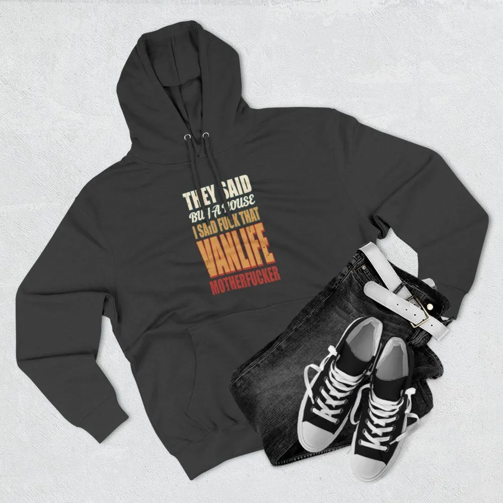 6142067036807439439_2048.jpeg Three-Panel Fleece Hoodie - "They Said Buy A House" Design F**K-Line