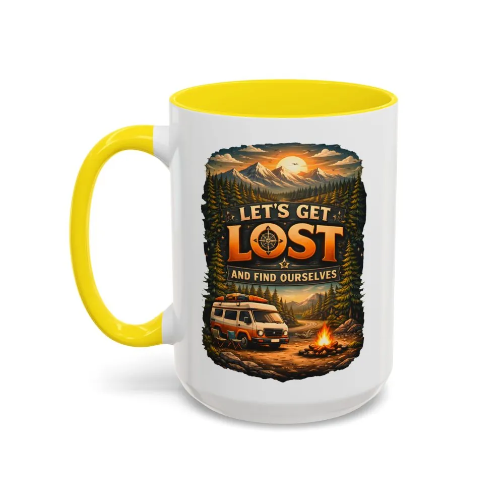 6151322525081251359_2048.jpeg Accent Coffee Mug (11, 15oz) — "Let´s Get Lost And Find Ourselfs" Design Scenic-Line