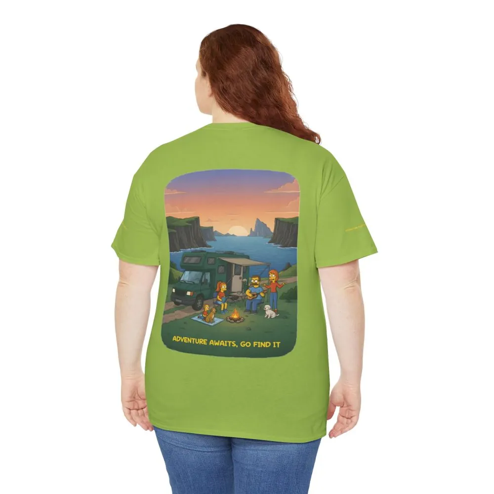 6177067971209212689_2048.jpeg Unisex Heavy Cotton Tee — "Adventure Awaits-Go Find It" Design Sitcom-Line
