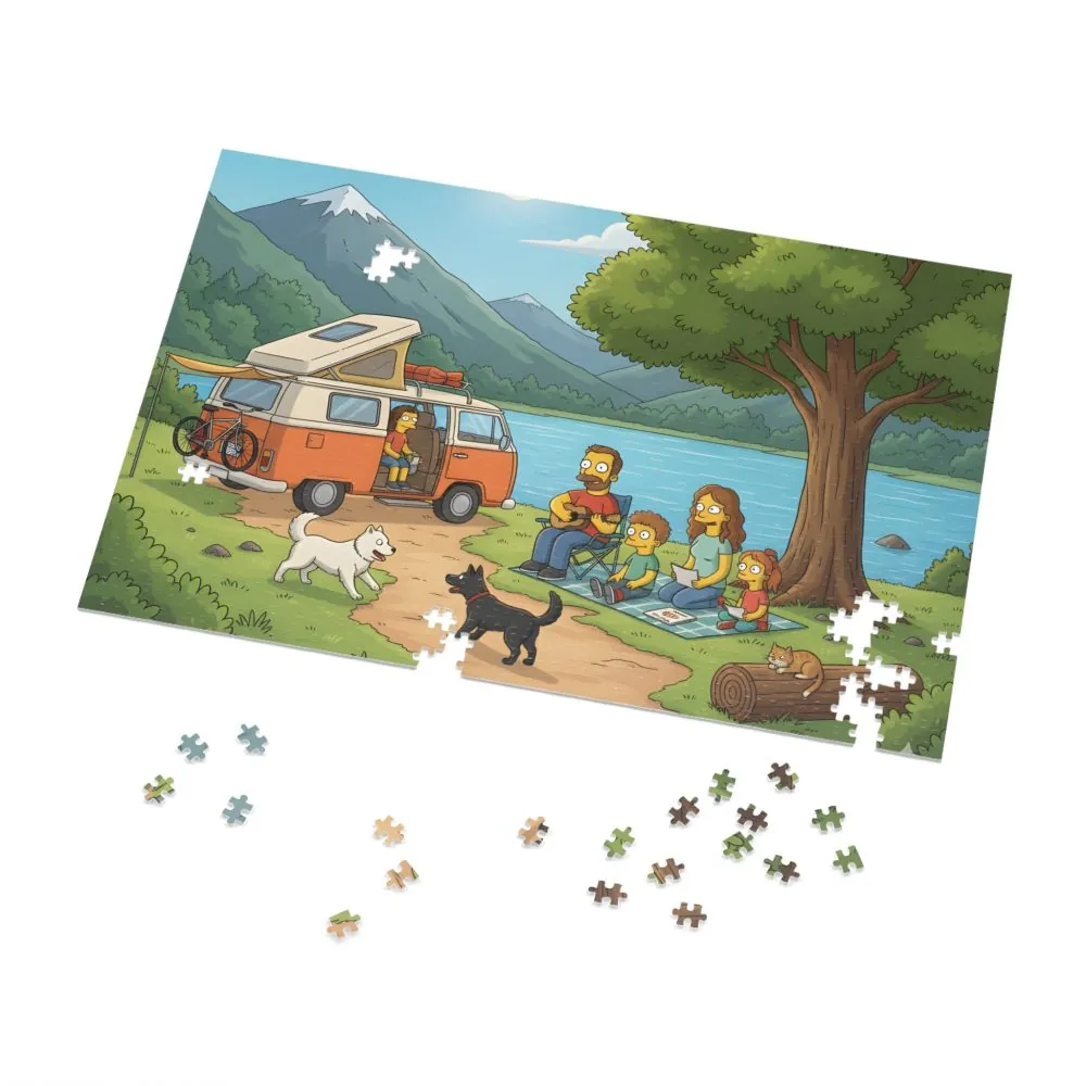 6200073257137571533_2048.jpeg Jigsaw Puzzle with Tin — Scenic Campervan Lake