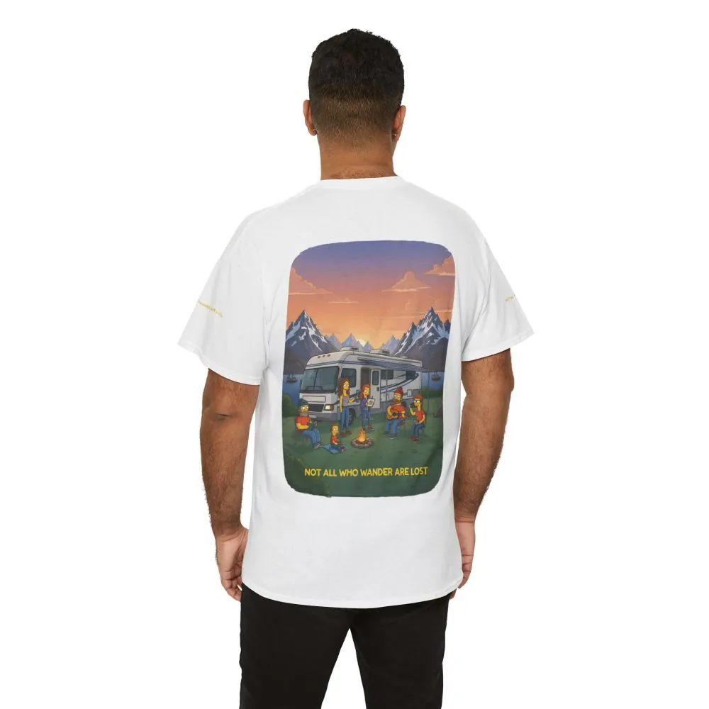 6241774763478212062_2048.jpeg Unisex Heavy Cotton Tee — "Not All Who Wander Are Lost" Design Sitcom-Line