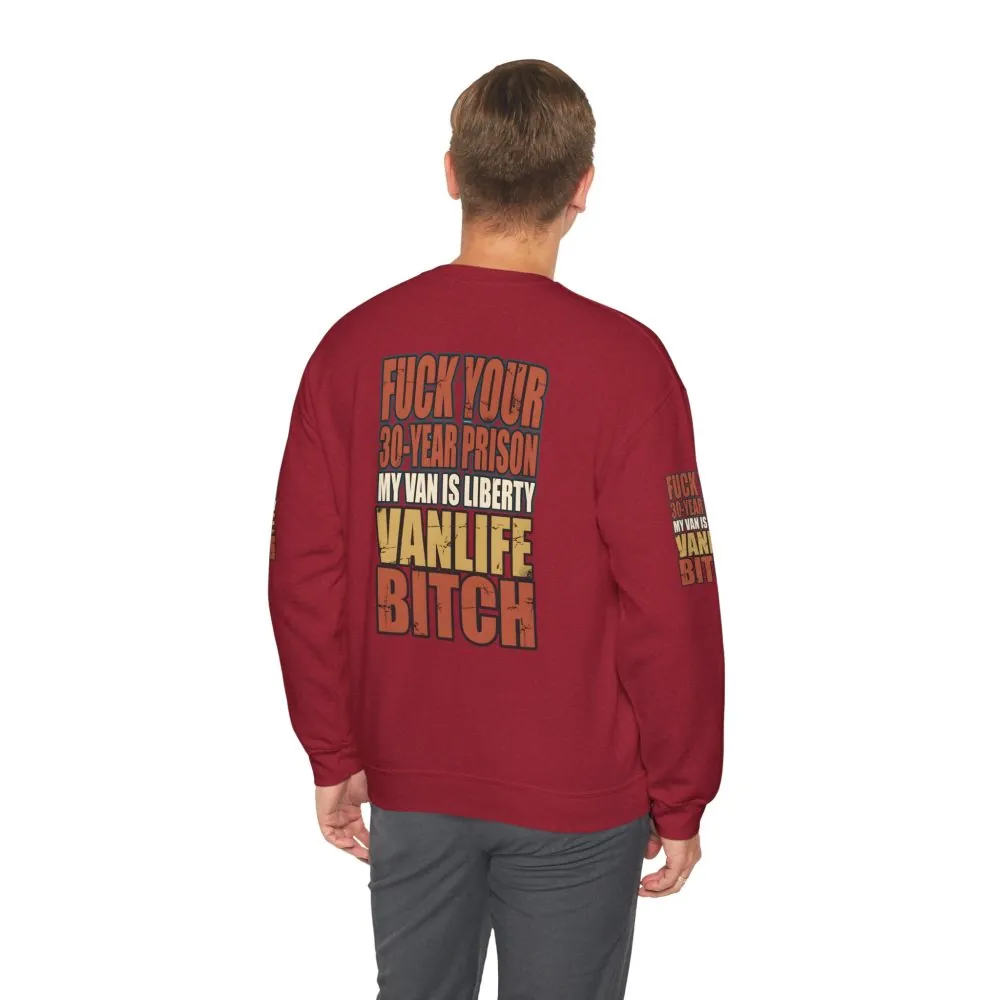6243033938879536653_2048.jpeg Unisex Heavy Blend™ Crewneck Sweatshirt — "Fuck Your 30 Year" Design F**K-Line