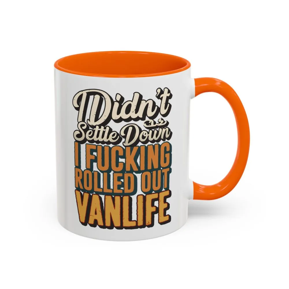 6247977358819050878_2048.jpeg Accent Coffee Mug (11, 15oz) — "Dind´t Settle Down" Design F**K-Line