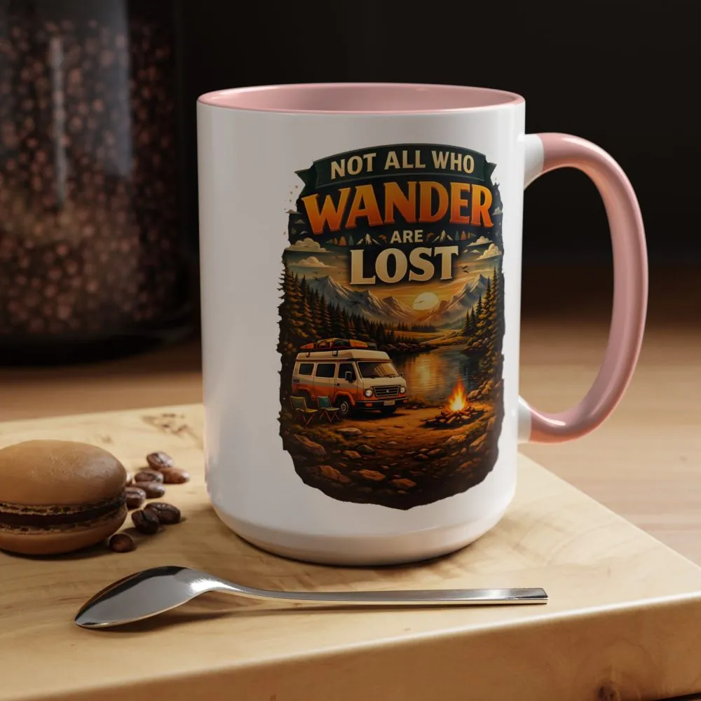 6250771444037681208_2048.jpeg Accent Coffee Mug (11, 15oz) — "Not All Who Wander Are Lost" Design Scenic-Line
