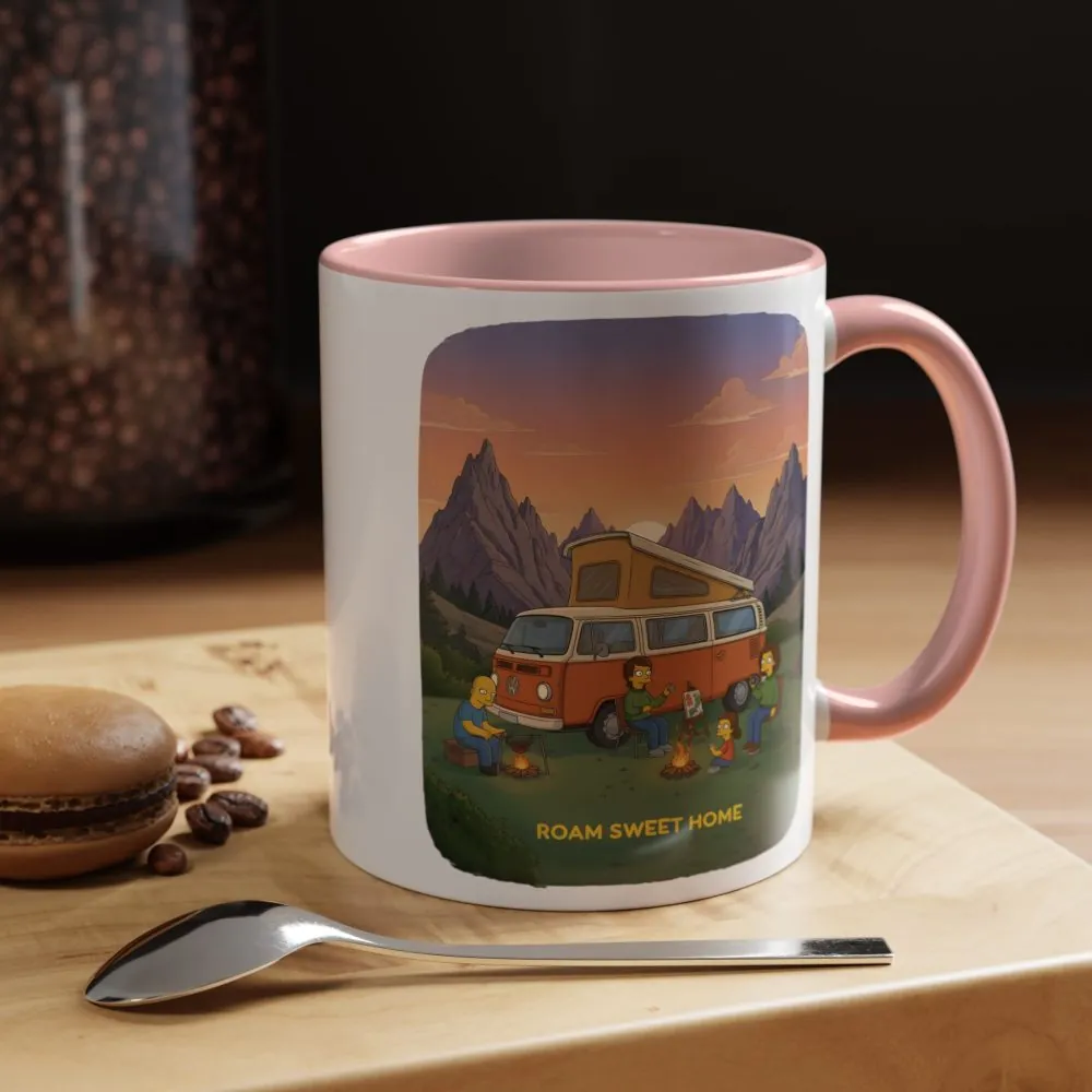 6265238428176432943_2048.jpeg Accent Coffee Mug (11, 15oz) — "Roam Sweet Home" Design Sitcom-Line