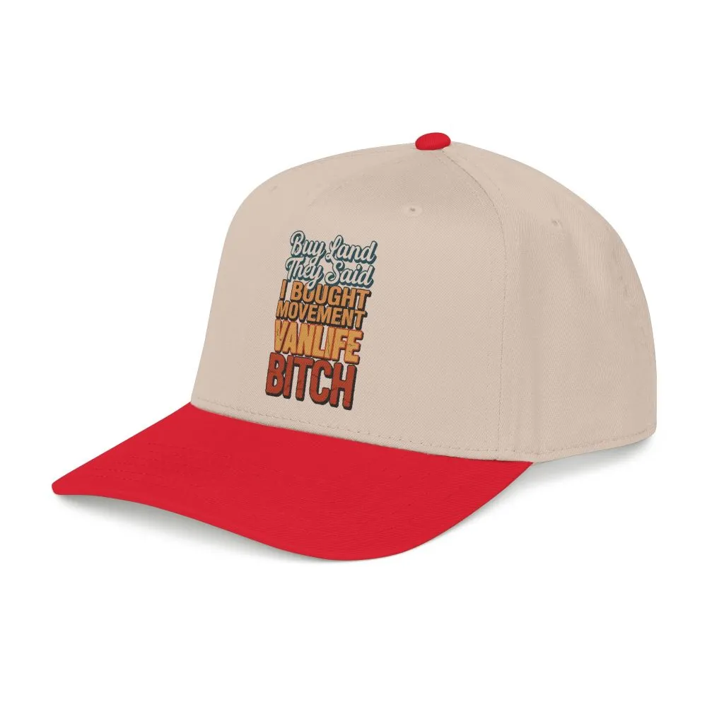 Baseball Cap - "Buy Land They Said" Design F**K-Line