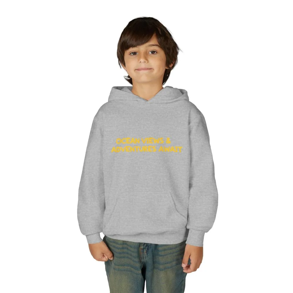 6341805712732889696_2048.jpeg Youth Hoodie(Gildan) – "Ocean Views-Adventures Awaits" (Design Sitcom-Line)