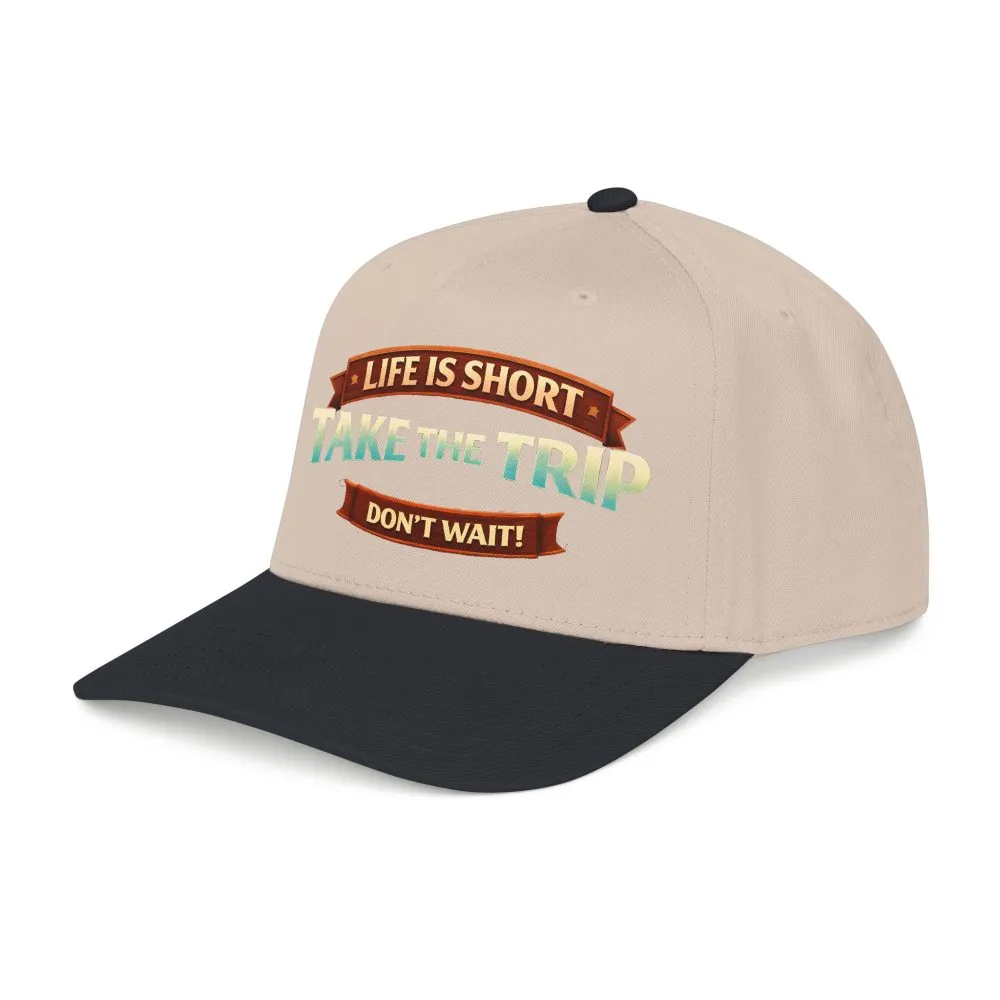 6394291753333011082_2048.jpeg Baseball Cap - "Live Is Short Take The Trip" Design Scenic-Line