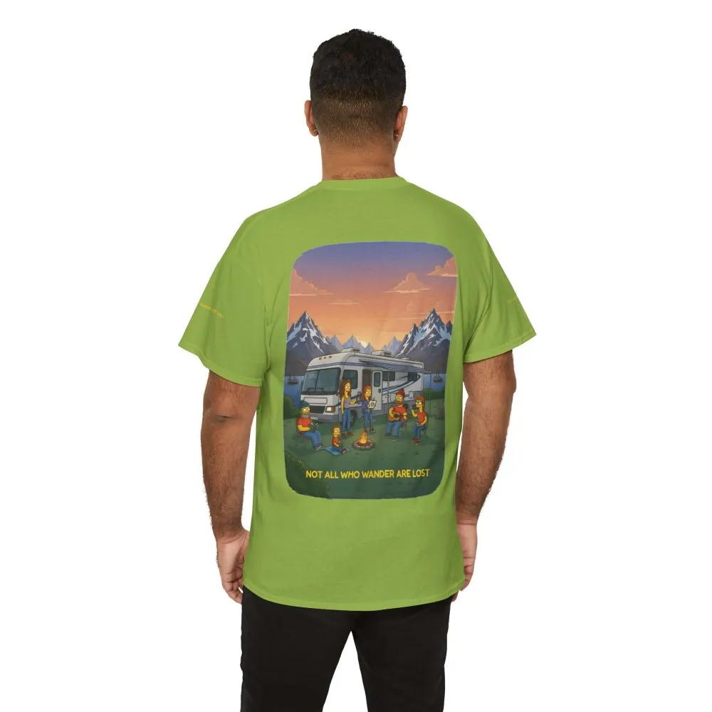 6413475323605463631_2048.jpeg Unisex Heavy Cotton Tee — "Not All Who Wander Are Lost" Design Sitcom-Line