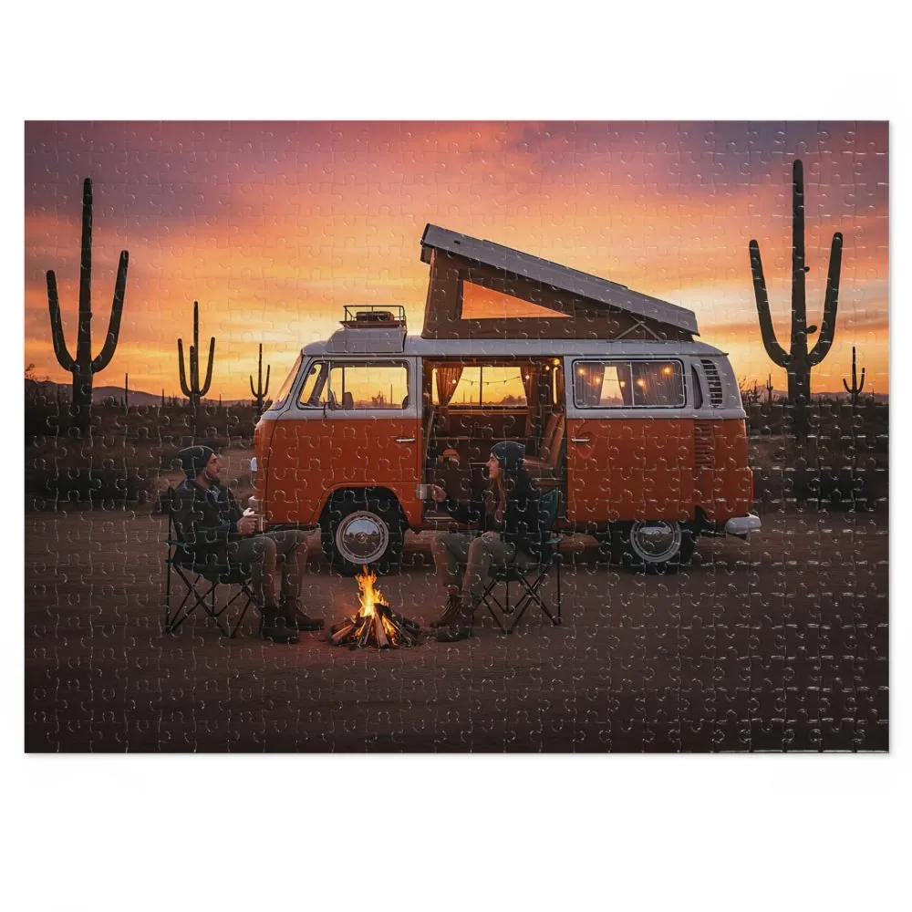 6427945213543854202_2048.jpeg Jigsaw Puzzle with — Campervan Sunset Jigsaw