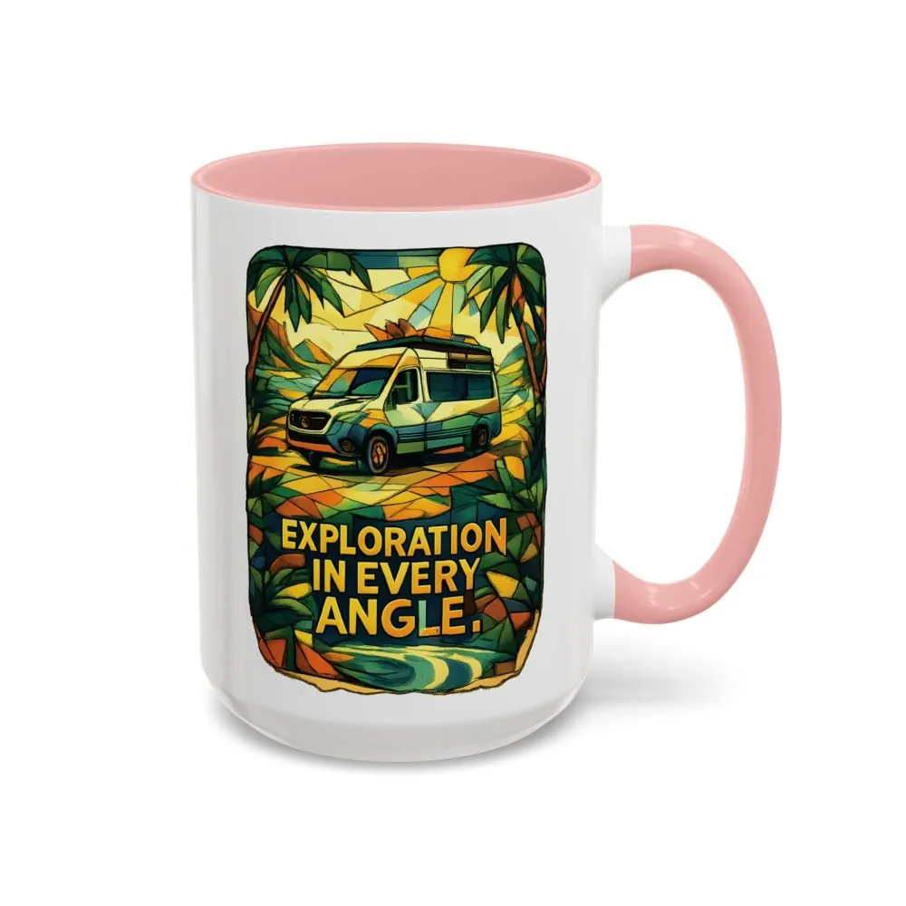 6432171415494333662_2048.jpeg Accent Coffee Mug (11, 15oz) — "Exploration In Every Angle" Design Cubic-Line