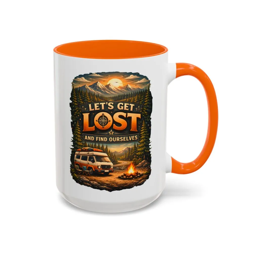 6435902232072181980_2048.jpeg Accent Coffee Mug (11, 15oz) — "Let´s Get Lost And Find Ourselfs" Design Scenic-Line